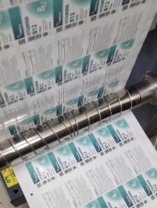 tekercses etikett címke